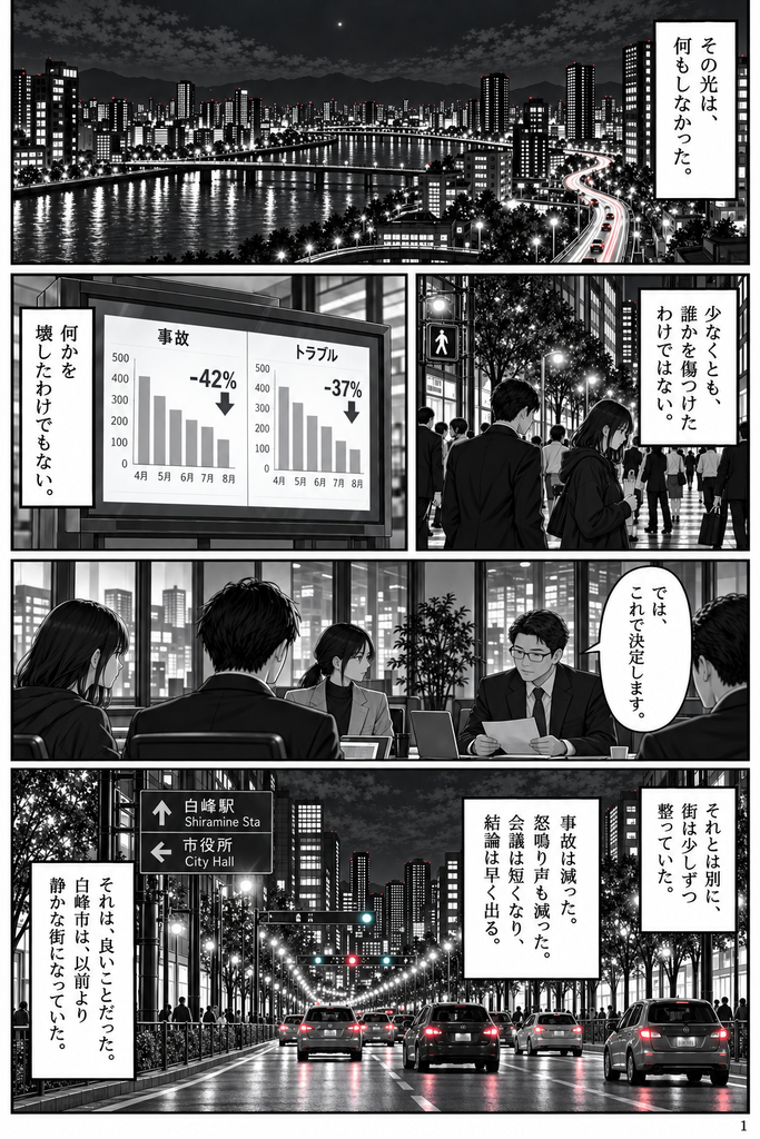 THE OBSERVER　第１話　浮いていた日 1ページ目